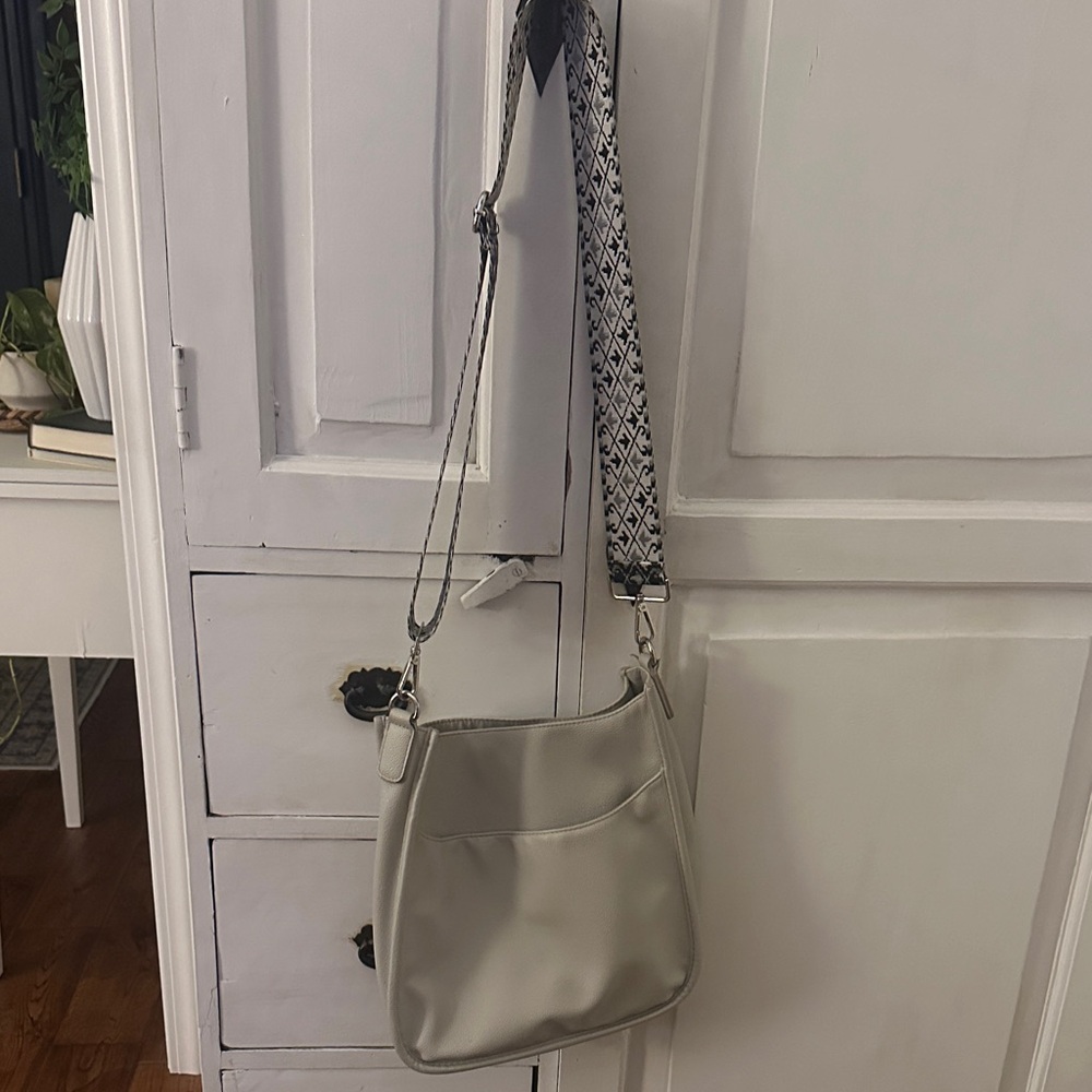 Gray Crossbody Bag